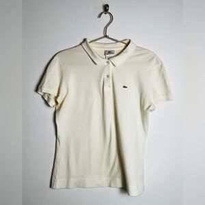 Lacoste Cream Polo